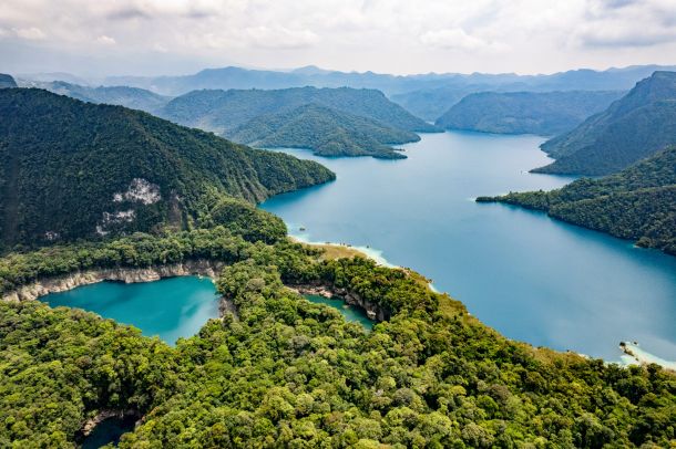 Laguna Brava, vista desde el cielo